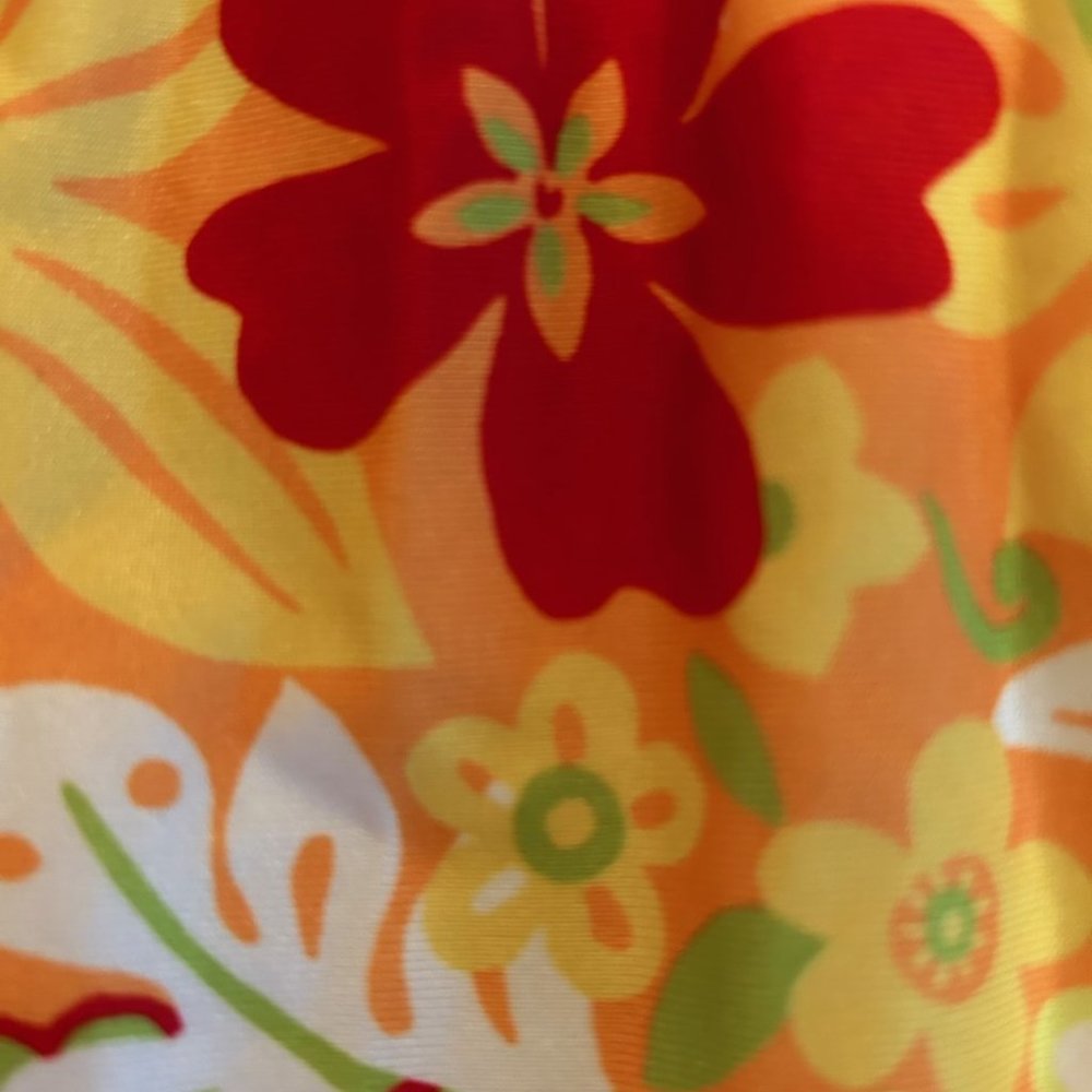 Girls ONE PIECE Floral Bathing Suit - Size 16 - NEW, NWT - Picture 4 of 4